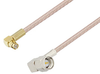 Push-On SMP Female Right Angle to SMA Male Right Angle Cable 200 cm Length Using RG316 Coax - PE3W05056-200CM - Pasternack
