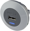Usb Charger Rcpt, 1Port, 5Vdc, Black; Product Range Alfatronix - 24AC9635 - Newark, An Avnet Company