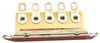 Terminal, Ground Lug, Steel, 5/16; Stud Size Imperial Abbatron Hh Smith - 96F9044 - Newark, An Avnet Company