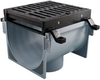 Pre-Sloped Polypropylene Trench Drain System with Ductile Iron Frame -- Dead Level ® DX - Image