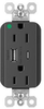 Usb Charger Rcpt, 2Port, 125V, Black; Product Range Legrand Pass & Seymour - 22AC2690 - Newark, An Avnet Company