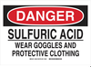 Chemical & Hazardous Materials Sign - 87647 - Brady Corporation