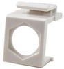 Keystone Blank Coupler, White - 43-408WH - Computer Network Accessories, Inc.