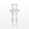 Female Luer Lock to Barb Connector, Natural - 61740 - Qosina Corp.