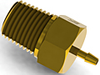 Precision Sapphire Orifices - Barb x NPT thread -- BTF-10-BR - Image