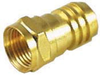 RG59 Gold F Crimp-On Connector with 1/2