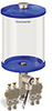 Blue Color Key, Clear View Multiple Feed Electro Lubricator, 1/2 gal Pyrex Reservoir, 4 Feeds, 1/4” OD Tube Outlets, 24VDC - B5162-064PB04024D1BW - Oil-Rite Corp.