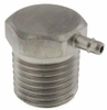 1/4-18 NPT Thread to Barb, Fixed Position Elbow - MPAL-4 - Beswick Engineering Co., Inc.