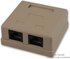 Cat5E Rj45 Modular Jack, 8 Position, 2 Port; Modular Connector Type Gc Electronics - 91C5356 - Newark, An Avnet Company