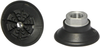Flat suction cup (round) for very dynamic handling SAF 40 HT2-65 G1/4-IG - 10.01.01.12352 - Schmalz Inc.