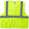 Ergodyne Glowear 8205HL High-Visibility Lime Large/XL Polyester Mesh High-Visibility & Reflective Vest - Fits 44 to 52 in Chest - 720476-20975 - 720476-20975 - R. S. Hughes Company, Inc.