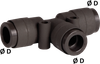Equal Tube Tee Connector, Self-extinguishing - Image