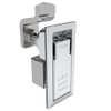 Compression Latch, Lift & Turn, Small Size, Flush Style, No Restriction, Non-Locking, Zinc Alloy, Chrome Plated, Polished - 62-74-31 - Southco