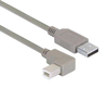 Usb Cable, A Plug-B R/a Plug, 11.8; Connector To Connector L-Com - 63W5818 - Newark, An Avnet Company