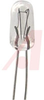 Lamp; Incandescent, T-1 Wire Terminal, 12 V; 0.06 A; 0.15 MSCP, 16000 hrs - 70152606 - Allied Electronics, Inc.