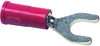 Terminal, Spade/fork, #8, Crimp, Red; Product Range Multicomp - 14T2605 - Newark, An Avnet Company