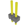 Headers, Male Pins - 612-MTSW-102-23-G-S-255-ND - DigiKey
