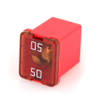 Littelfuse Low Profile Jcase Fuse, Cartridge Style, 50A, 58VDC, Red, 0895050.Z - 46303 - Waytek, Inc.