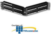 Panduit® DP5e Angled Punchdown Patch Panels (48 Port,.. - DPA485E88TG - TelephoneStuff.com