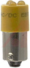 Lamp;T10X25 BA9S 3X3MM LED 28VAC/DC YELLOW W/HALF-WAVE RECTIFIER - 70011868 - Allied Electronics, Inc.