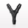 Y Connector, Barbed, Black - 88310 - Qosina Corp.