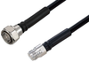 Outdoor Rated 4.3-10 Male to N Female Low PIM Cable 36 Inch Length Using SPO-375 Coax Using Times Microwave Parts - PE3C6499-36 - Pasternack