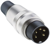 Connector; Circular Din, Plug, Solder Term, Ip40, Mates With Kfr, Kfv, Kgr, Kgv, Kv Rohs Compliant Lumberg - 23AH4038 - Newark, An Avnet Company