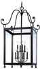 F2338NB Foyer/Hall Lanterns-Glass w/Frame - 673807 - Capital Lighting, Inc.