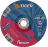 Weiler TIGER Aluminum Oxide Grinding Wheel - 7 in Diameter - 7/8 in Center Hole - Thickness 1/4 in - 57125 - 012382-57125 - R. S. Hughes Company, Inc.