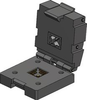Test Socket, GU29 Frame / QFN pkg, Size 29x30.6mm / 1.14