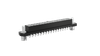 17+17 Pos. Female Receptacle DIL Straight 2mm THT Connector, Slotted Jackscrews, Gold+Tin - M80-4033442 - Harwin Plc