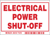 Electric Power Shutoff Labels - 86199 - Brady Corporation