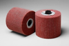 3M Scotch-Brite FP-CB Convolute Aluminum Oxide Medium Deburring Wheel - Very Fine Grade - Arbor Attachment - 6 in Diameter - 3 in Center Hole - Thickness 36 in - 14350 -- 048011-14350 - Image