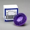 3M Scotch-Brite Ceramic RD-ZB Bristle Disc - Very Coarse Grade - Quick Change Attachment - 3 in Outside Diameter - 07537 - 051131-07537 - R. S. Hughes Company, Inc.