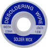 Desoldering Braid, Copper, 0.5Mm X 1.5M Rohs Compliant Multicomp Pro - 77AJ8523 - Newark, An Avnet Company