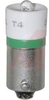 Lamp, LED;T-3 1/4;Green;1000mcd;Bayonet;10mm;28VAC/VDC;15mA;525nm;-20degC - 70011862 - Allied Electronics, Inc.