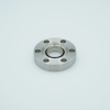 UV Grade Sapphire Viewport, Non-Magnetic, 0.47″ View Dia, 1.33″ Titanium Conflat Flange - A6798-2-CF - MPF Products, INC.