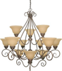 Large Chandeliers-Glass Shade - 240502 - Light Center (The)