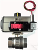 STAINLESS STEEL, 2-1/2" NPTF BALL VALVE, 2-WAY NC, SPRING RETURN, EXPLOSION PROOF VALVE, 120/60VAC - S2CS12-C-0 - Quarter Turn Valve