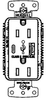 Combination Switch/Receptacle -- USB15AC5 - Image