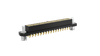 17+17 Pos. Female Receptacle DIL Straight 2mm THT Connector, Slotted Jackscrews, Gold - M80-4033405 - Harwin Plc