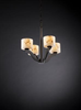 FAL-8970-45-DBRZ Mid. Chandeliers-Glass Up - 494948 - Capital Lighting, Inc.