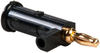 Banana Plug, 5A, Screw, Black; Gender Pomona - 34F938 - Newark, An Avnet Company