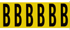 34 Series Indoor Numbers and Letters - 3450-B - Brady Corporation