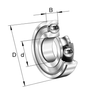Radial Ball Bearings - 6202-2ZR - Pacific International Bearing, Inc.
