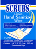 Scrubs Hand Sanitizing Wipe - 1 Wipe Packet - Lemon Fragrance - 92901 - 764769-92901 - R. S. Hughes Company, Inc.