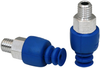 Bellows suction cup (round) for very uneven workpieces FSG 7 HT1-60 M5-AG - 10.01.06.01237 - Schmalz Inc.