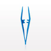 Single-Use Tweezer Forceps, Blue - 16536 - Qosina Corp.