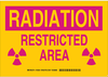 Radiation & Laser Sign - 129227 - Brady Corporation