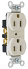Duplex/Single Receptacle - CRB5262-LA - Hubbell Wiring Device-Kellems